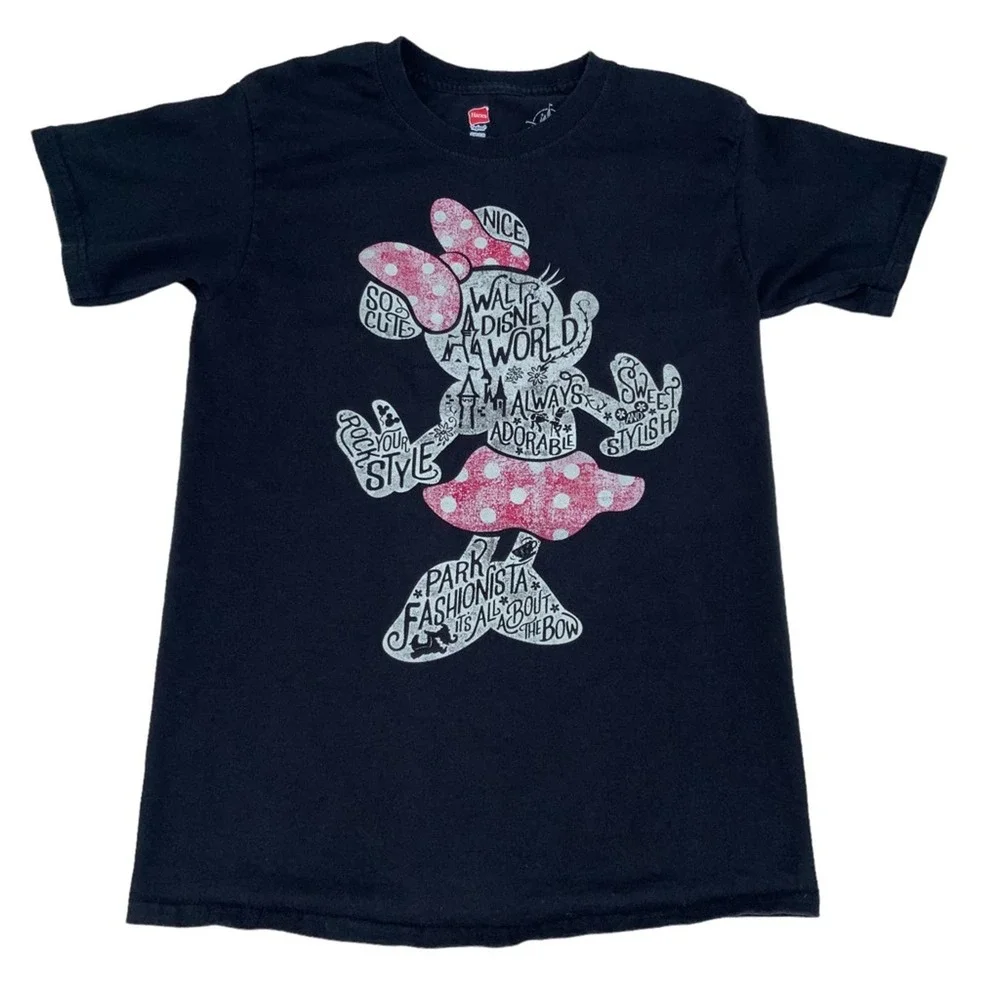 Disney by Hanes t-shirt‎ Minnie Mouse fashionista size small